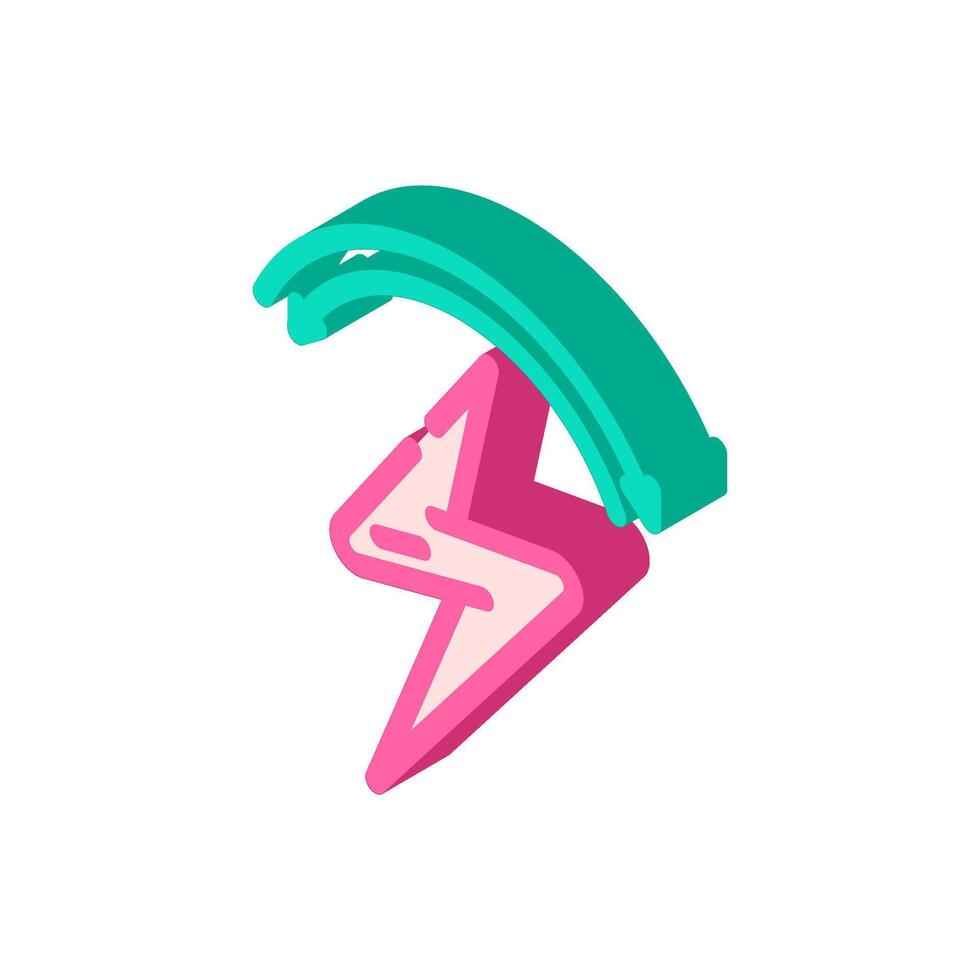 auto adjust feature isometric icon element vector
