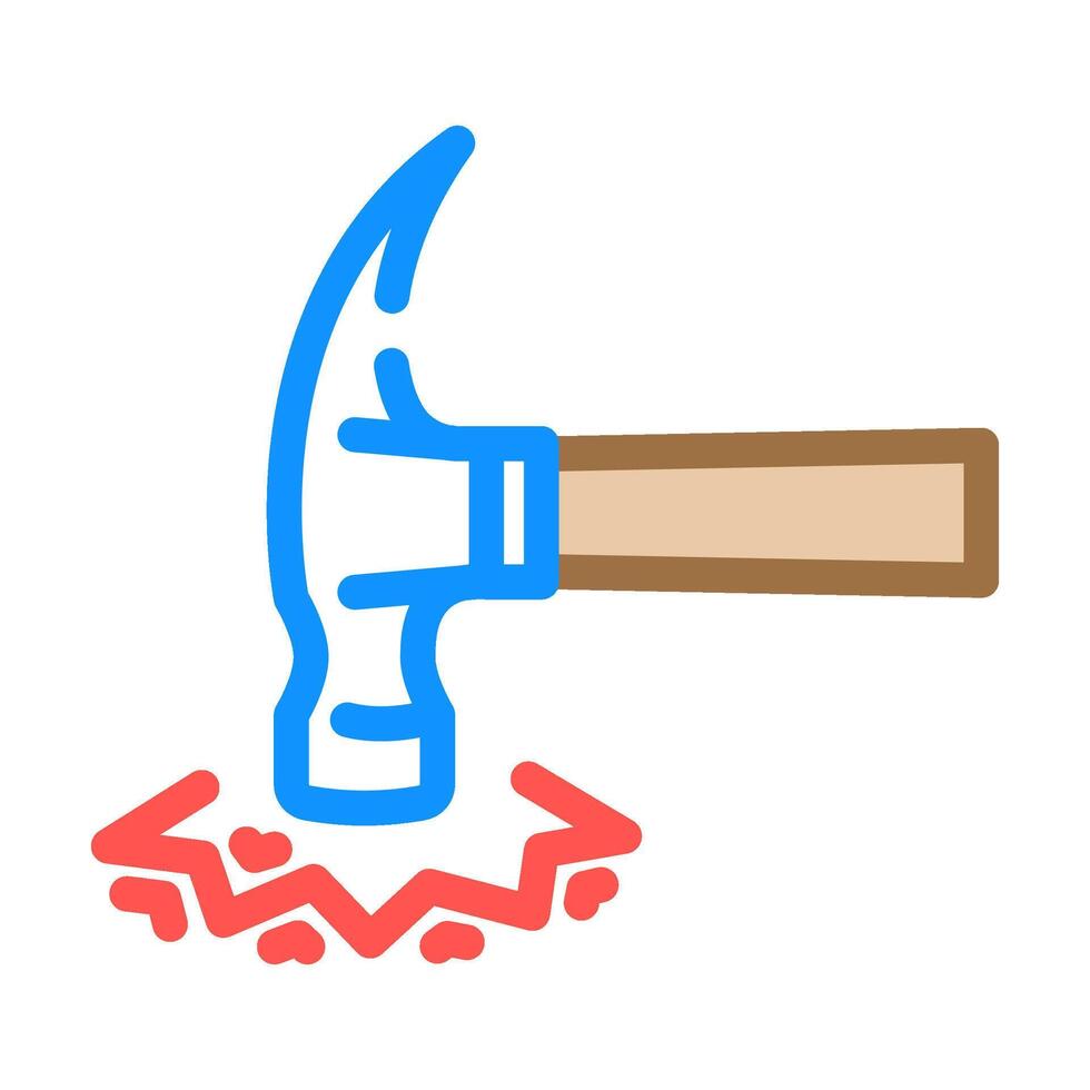 shockproof color icon symbol vector