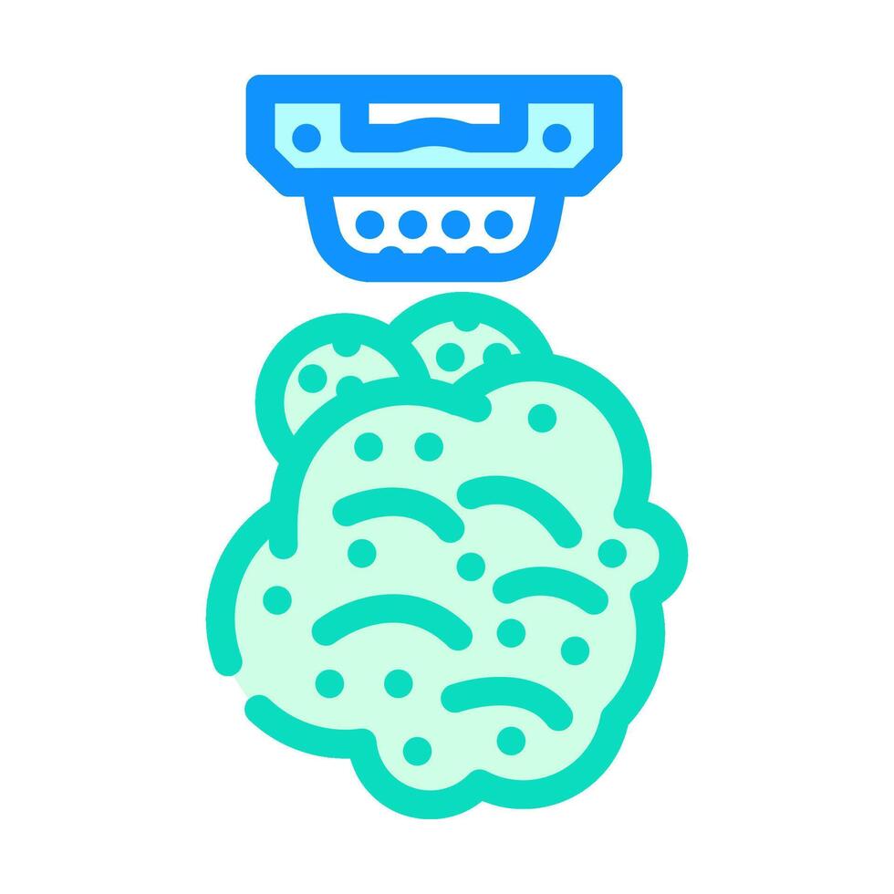 gas sensor module color icon illustration vector