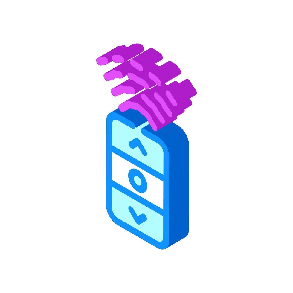 cordless isometric icon illustration vector