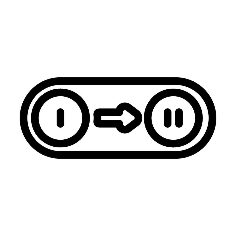 dual mode line icon illustration vector