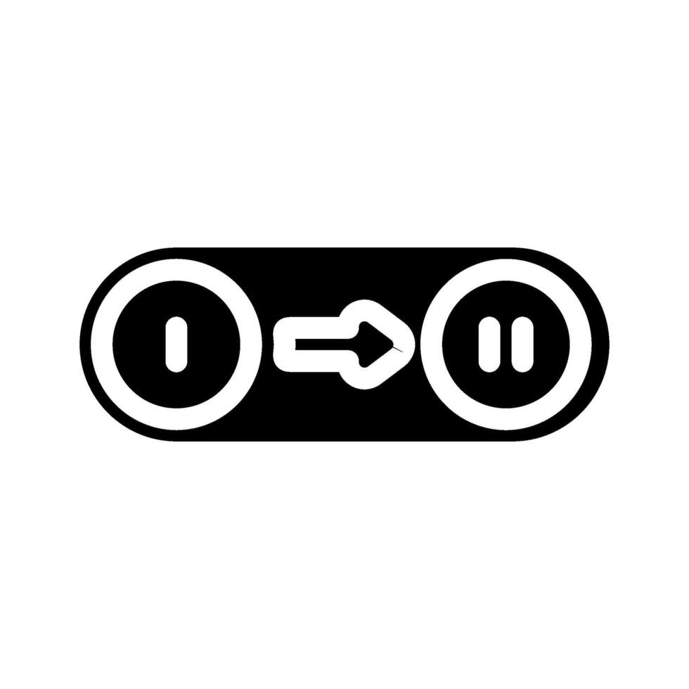 dual mode glyph icon illustration vector