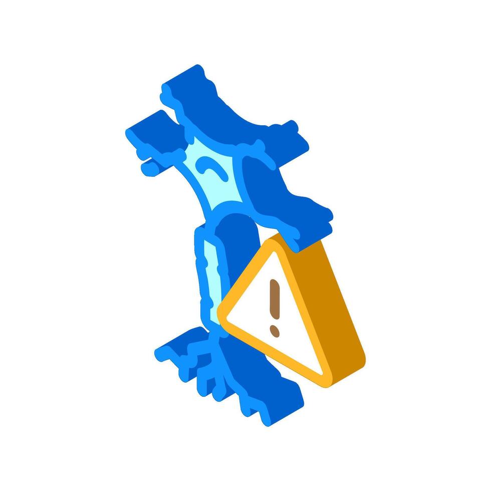 aplastic anemia disease isometric icon illustration vector