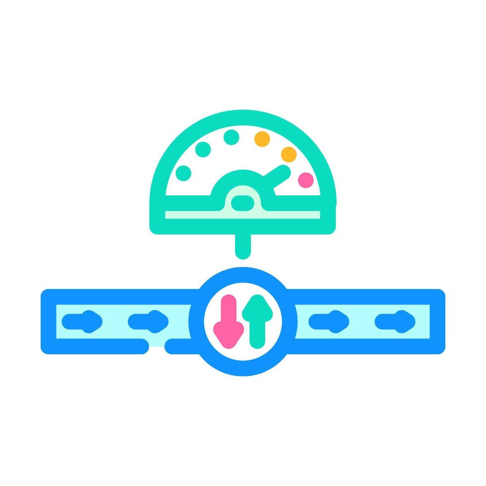 multi speed color icon illustration vector