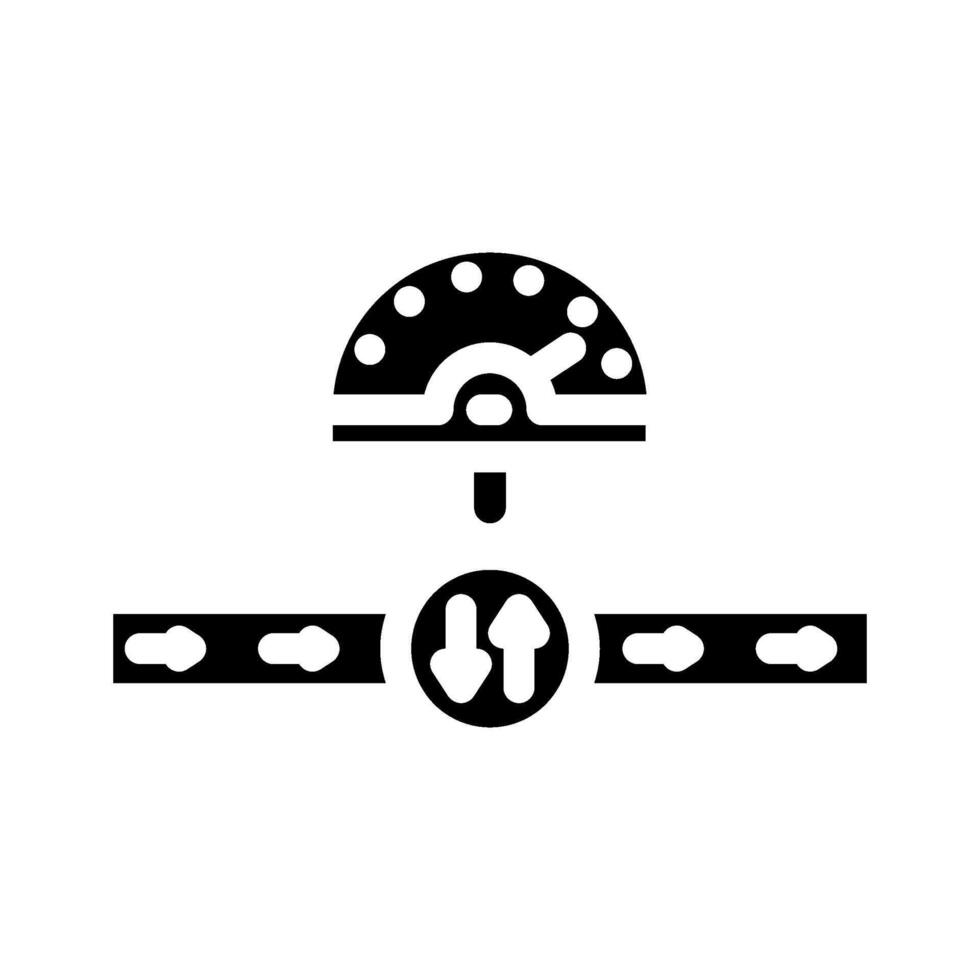 multi speed glyph icon illustration vector