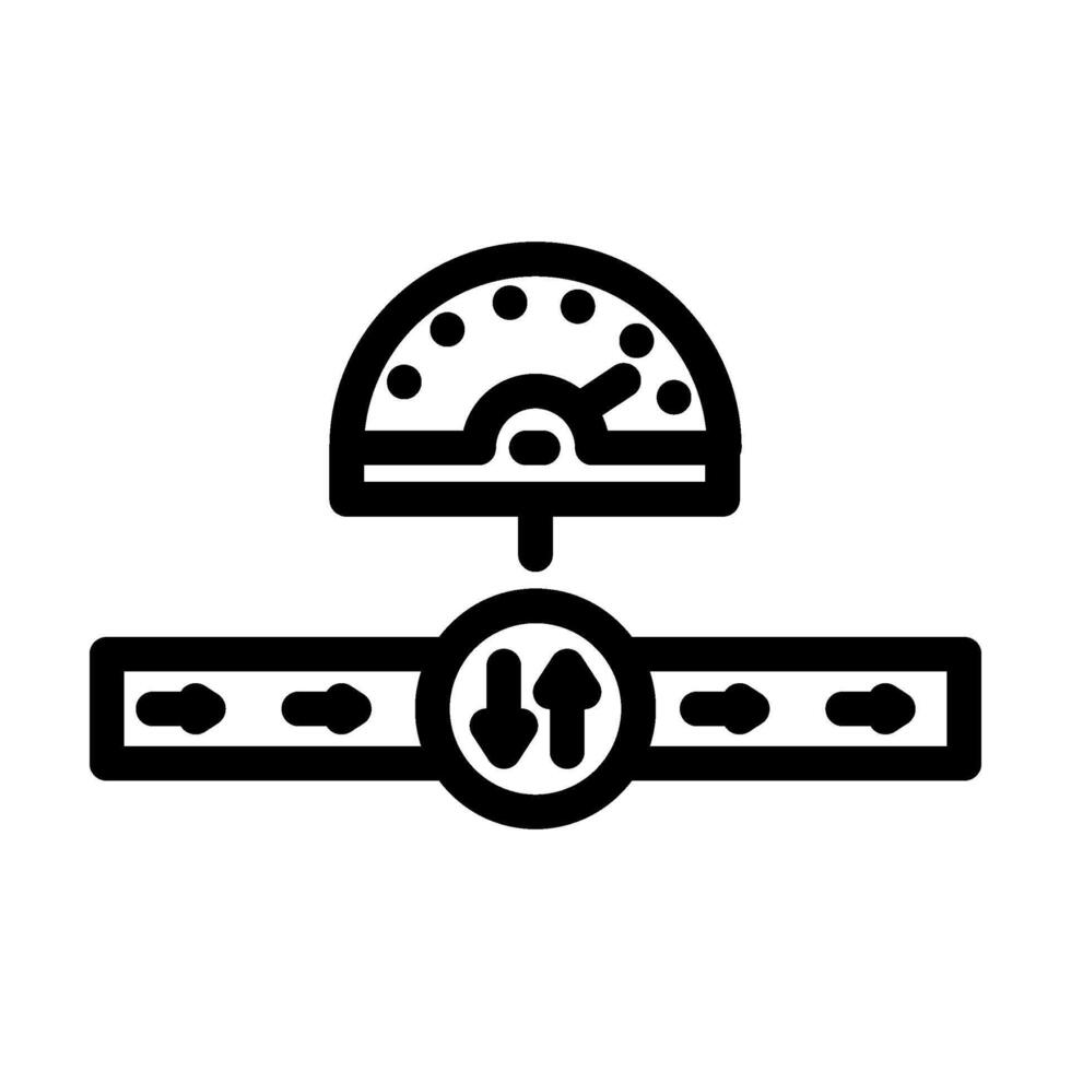 multi speed line icon illustration vector