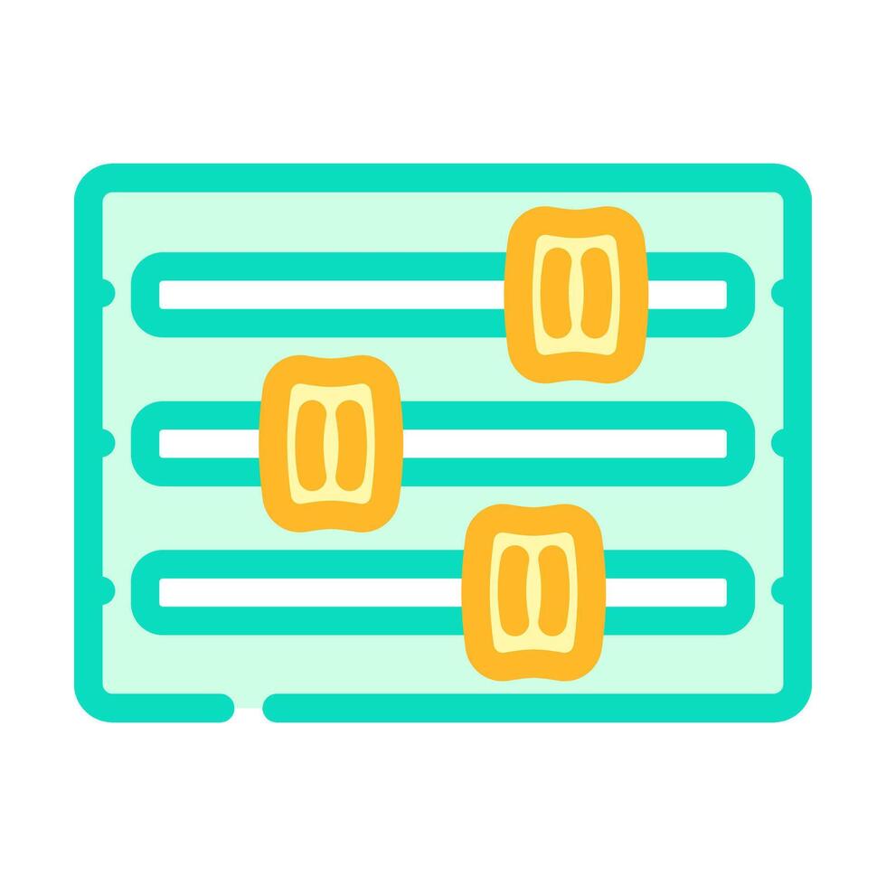 customizable features color icon illustration vector