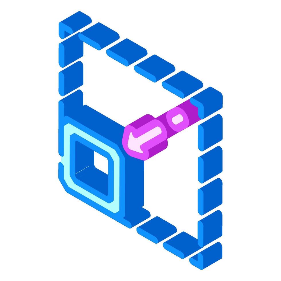 compact design for storage isometric icon illustration vector