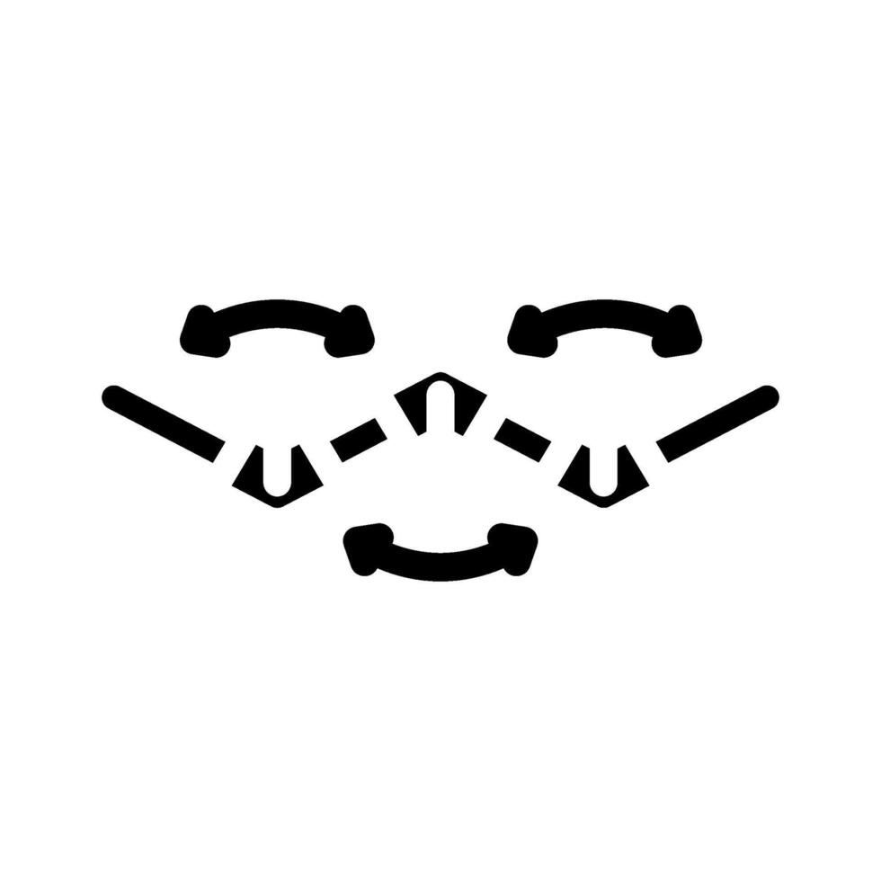 foldable for storage glyph icon illustration vector