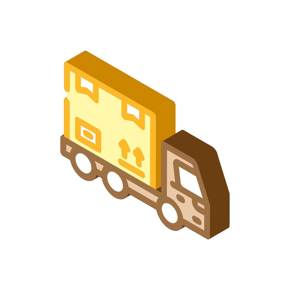 easy transport isometric icon illustration vector