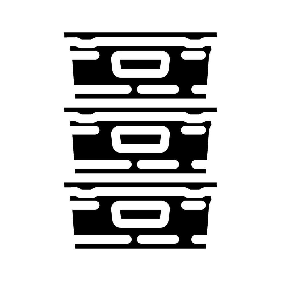 stackable design glyph icon illustration vector