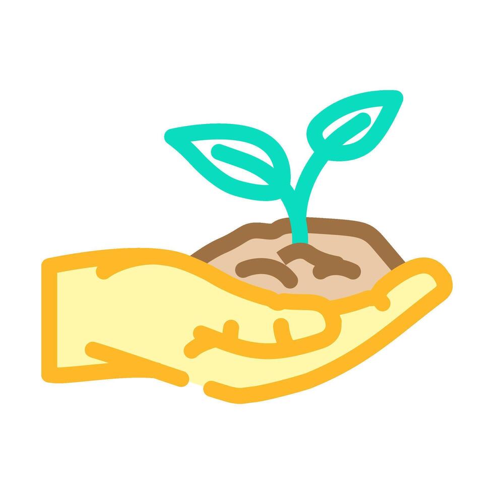 eco friendly color icon illustration vector