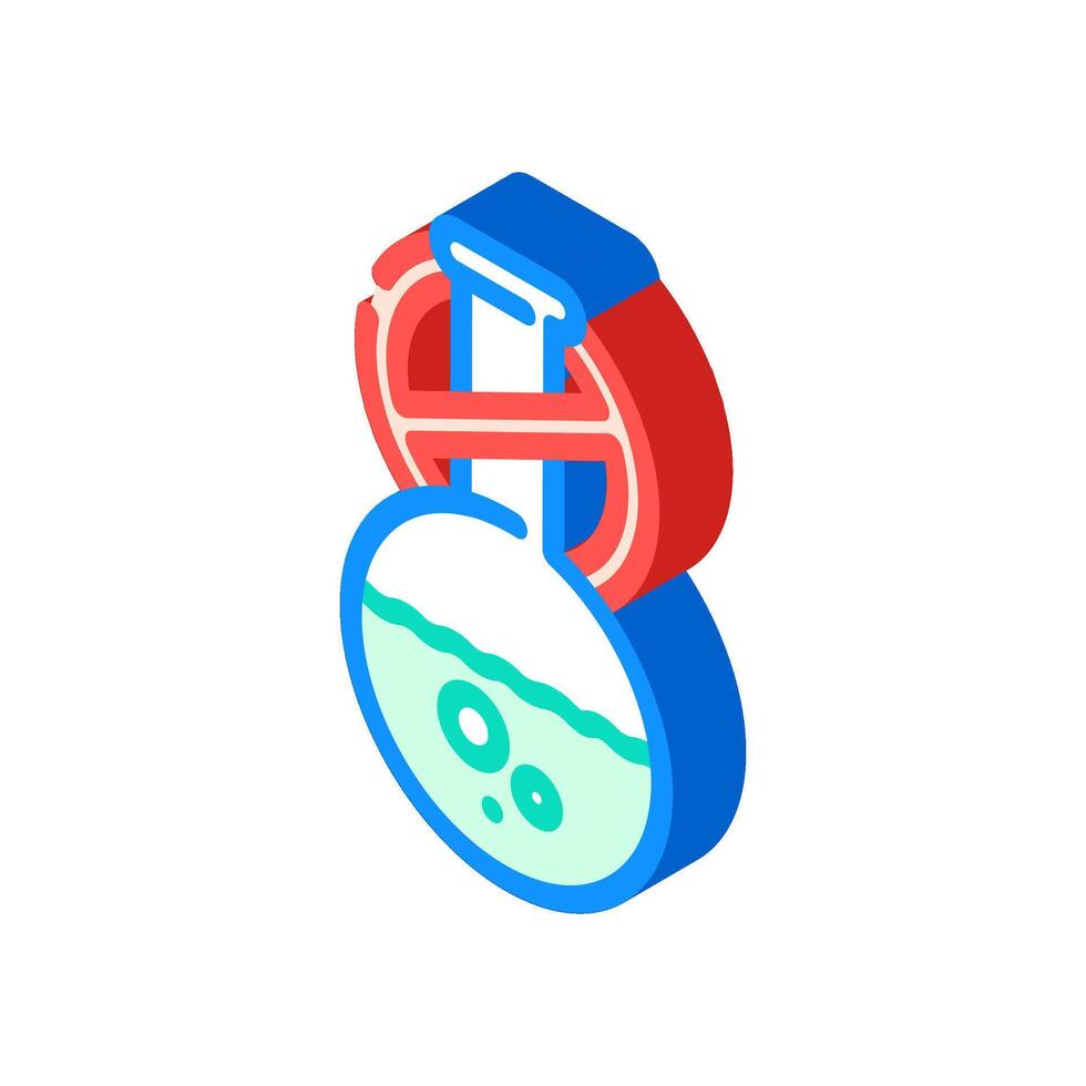 non toxic isometric icon illustration vector