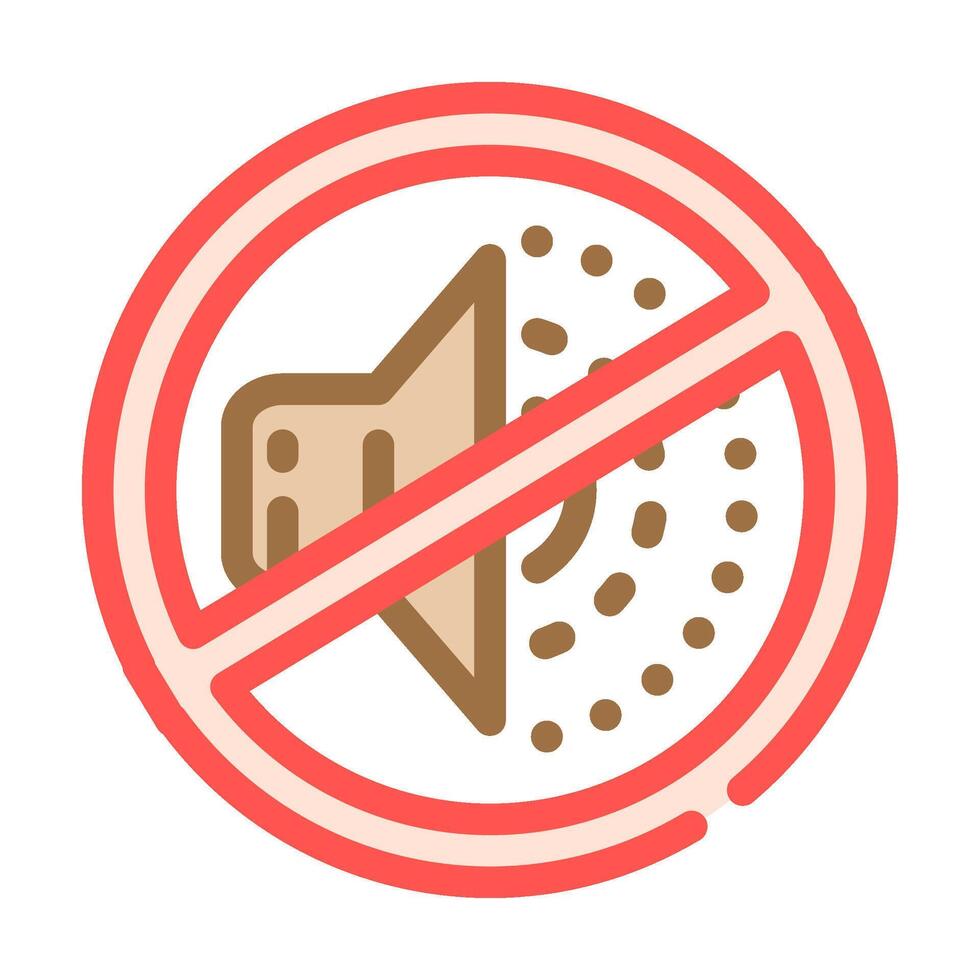 noise reduction color icon illustration vector