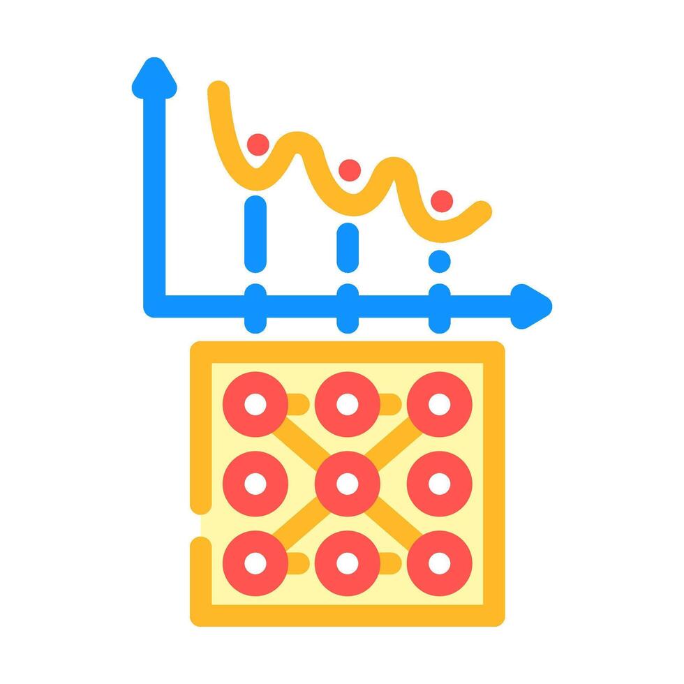 annealing hardware quantum computer color icon illustration vector