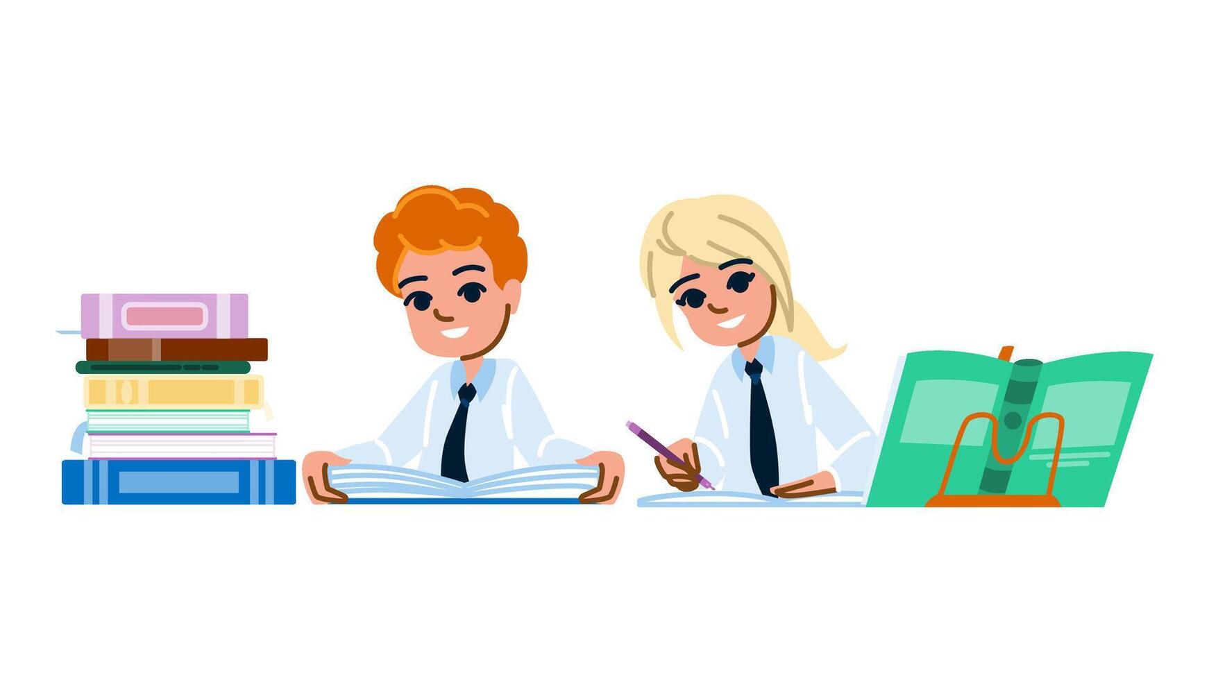 curriculum literature school education vector