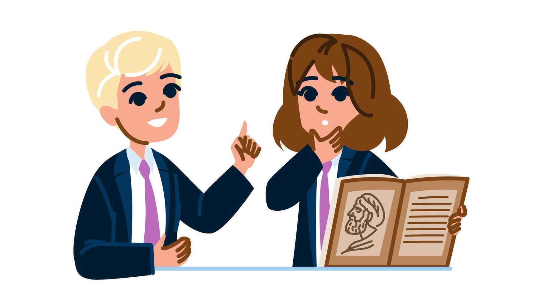 justice philosophy ethics school education vector