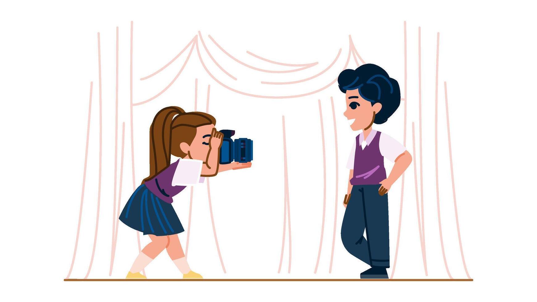 camera photography school education vector