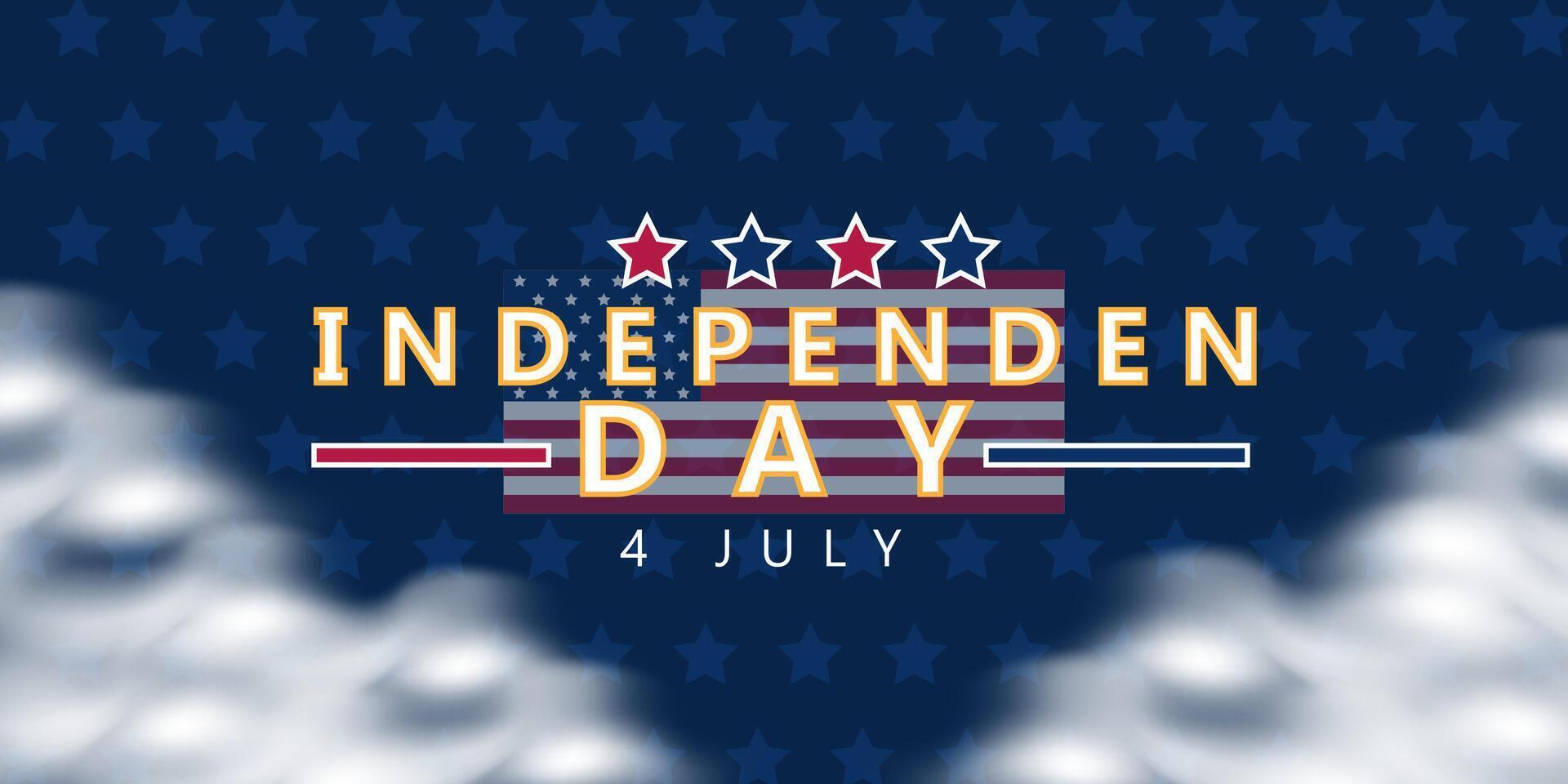 independence day united state 4th of july vector