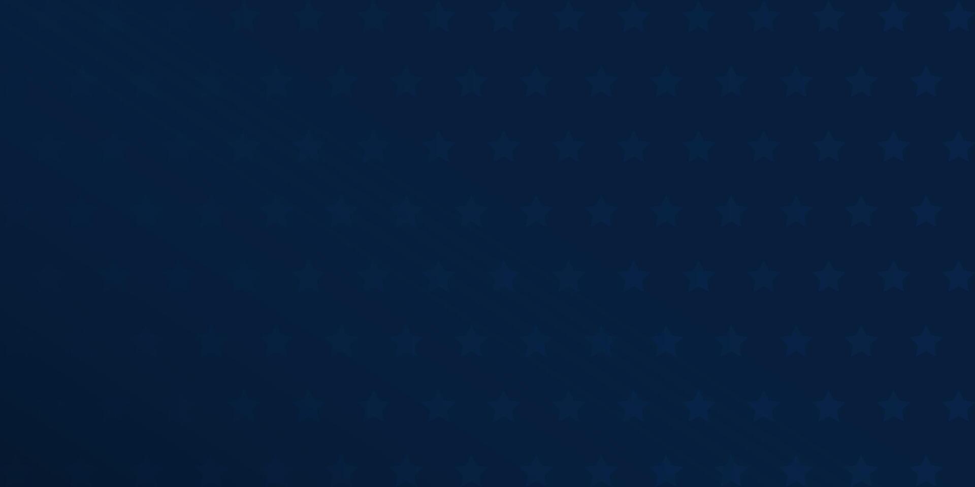Dark Blue American Star Pattern Background vector
