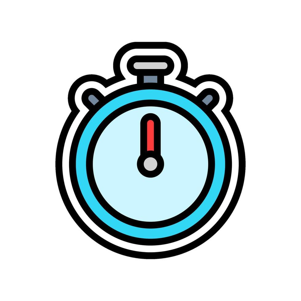 built timer color icon illustration vector