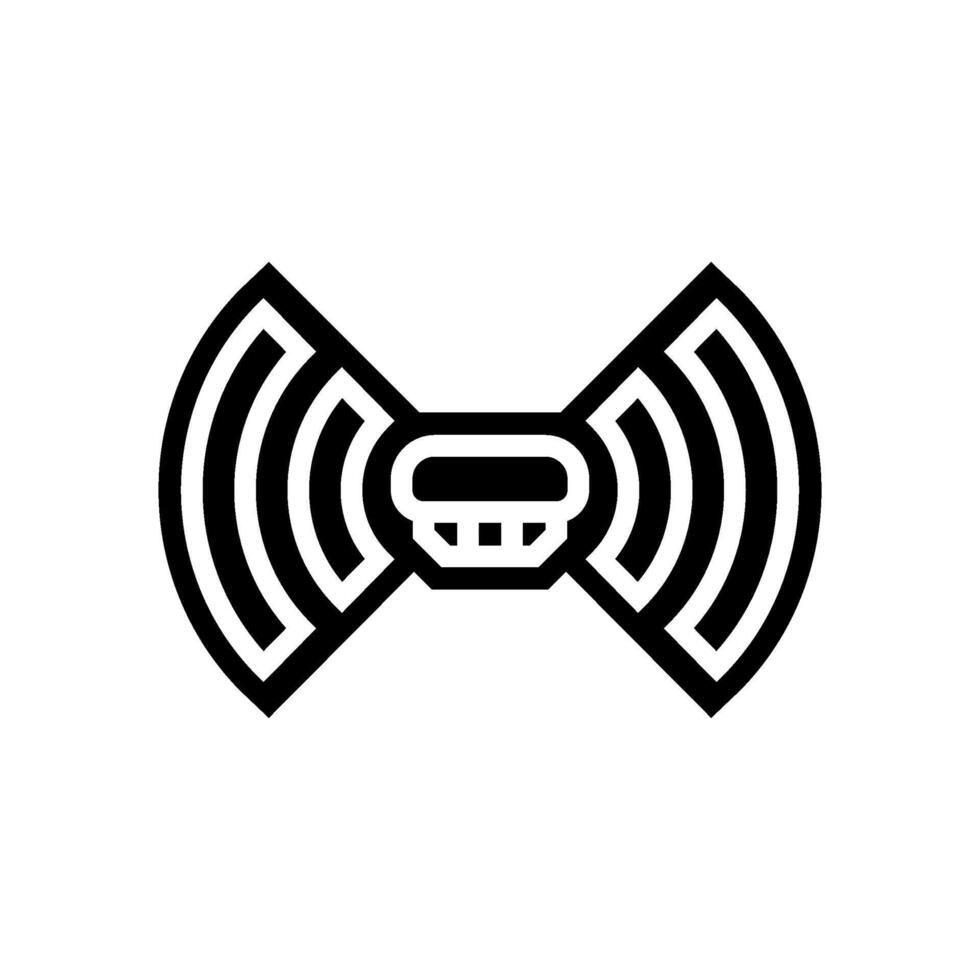 smart sensor glyph icon illustration vector