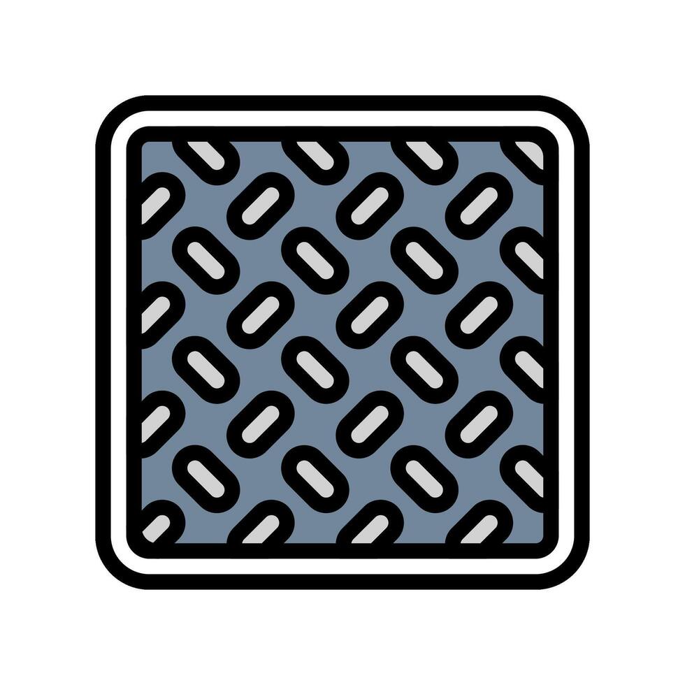 non slip grip color icon item vector