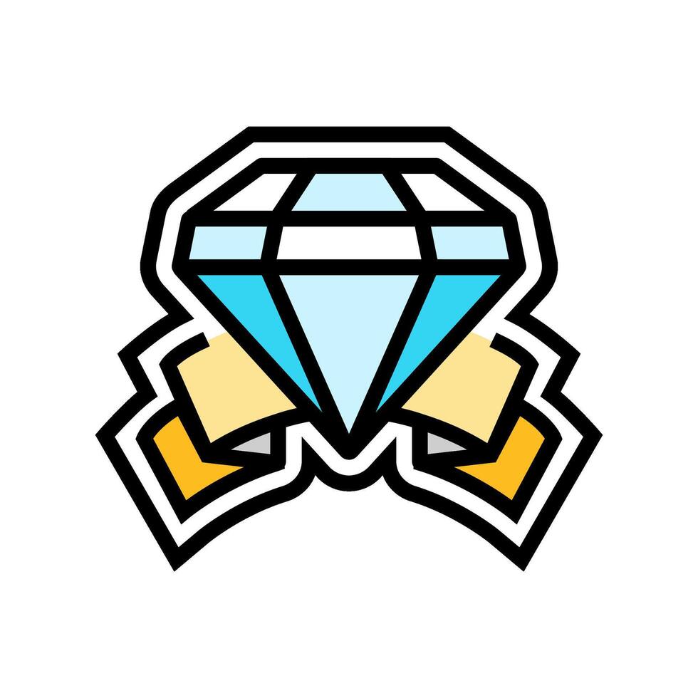 luxury finish color icon item vector