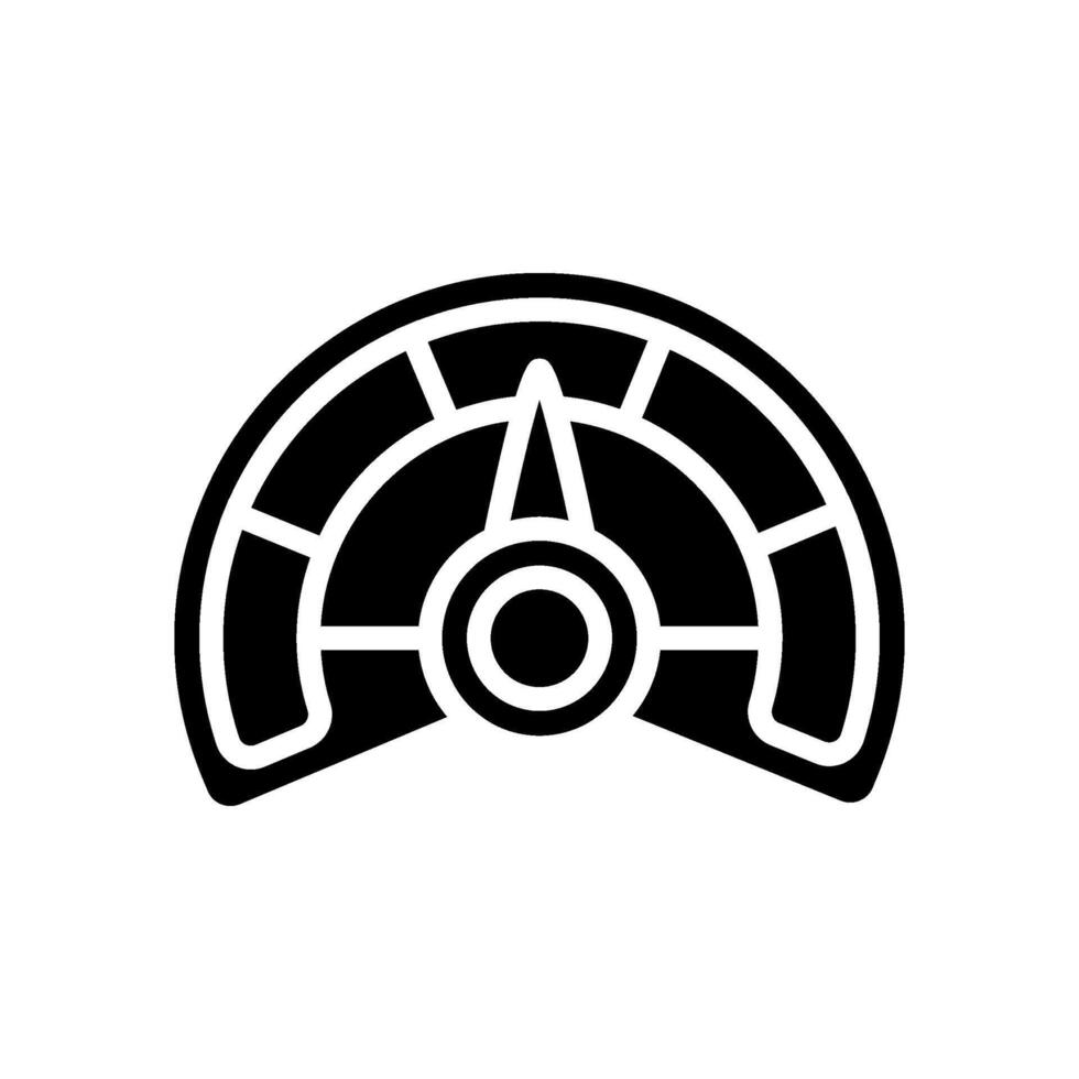 multi speed glyph icon object vector