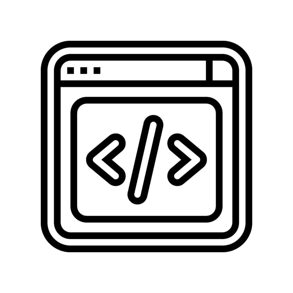 pre programmed modes line icon object vector