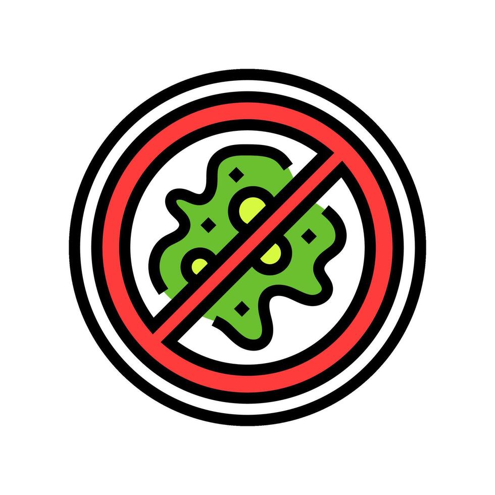 anti bacterial color icon illustration vector