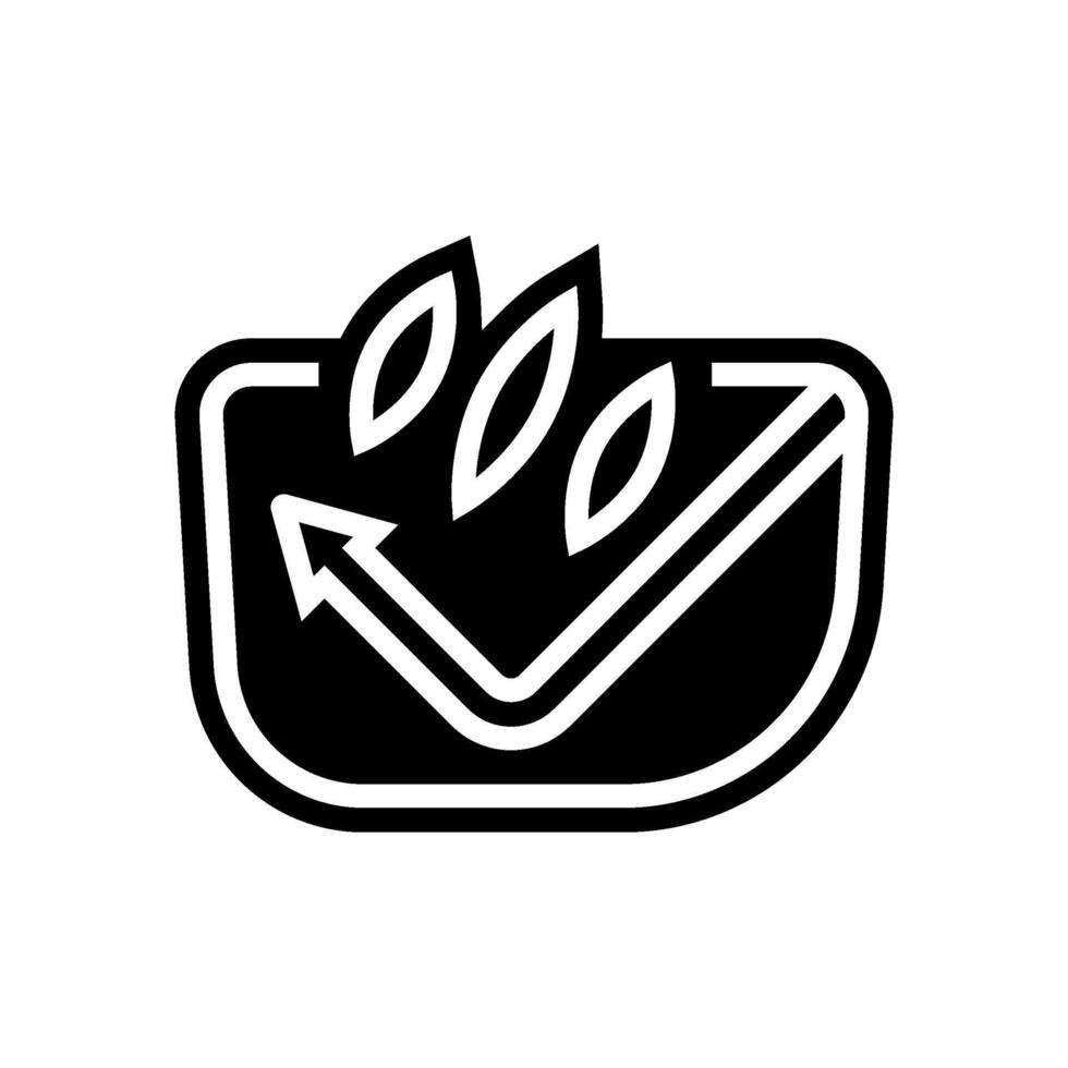 scratch resistant lens glyph icon illustration vector