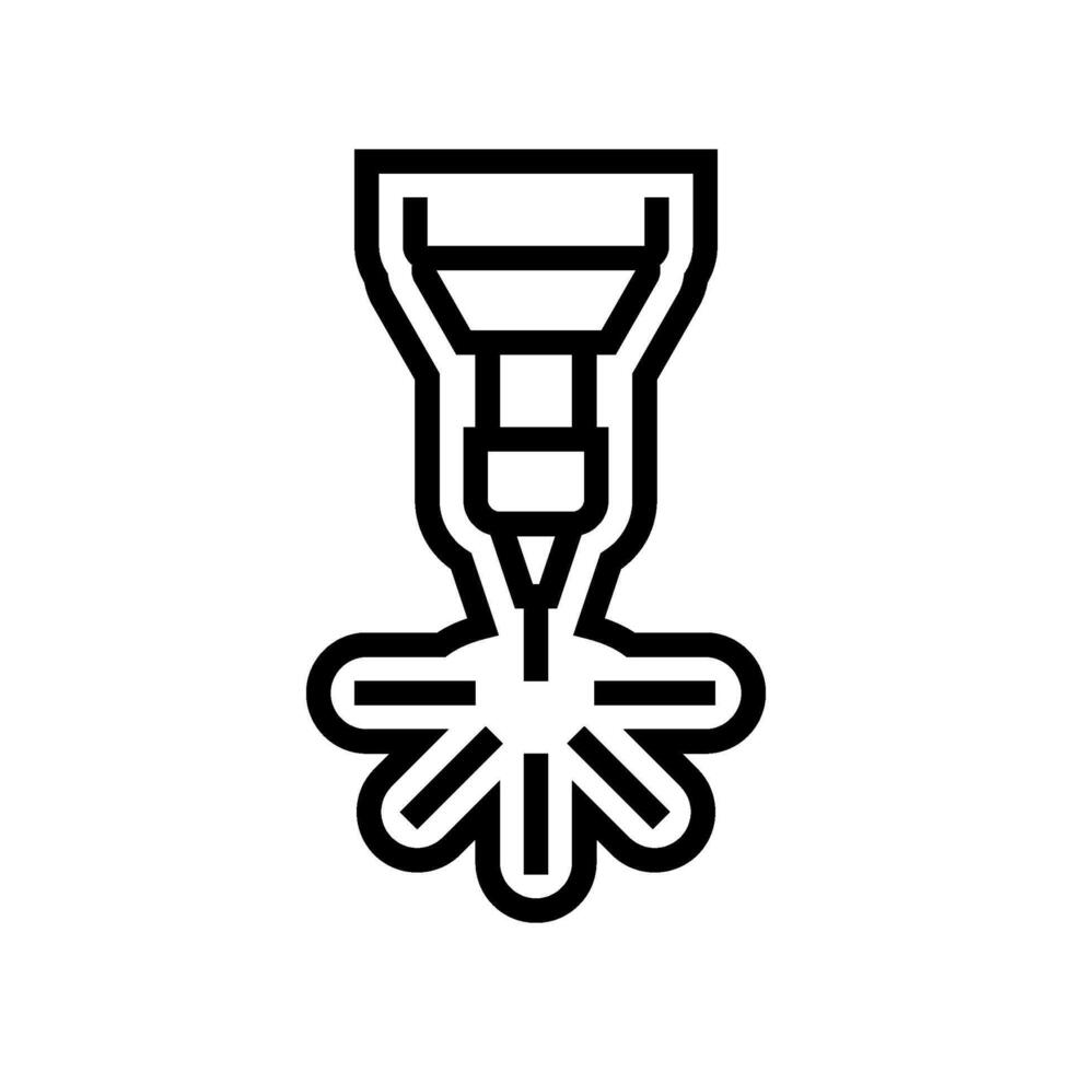 personalized engraving option line icon illustration vector
