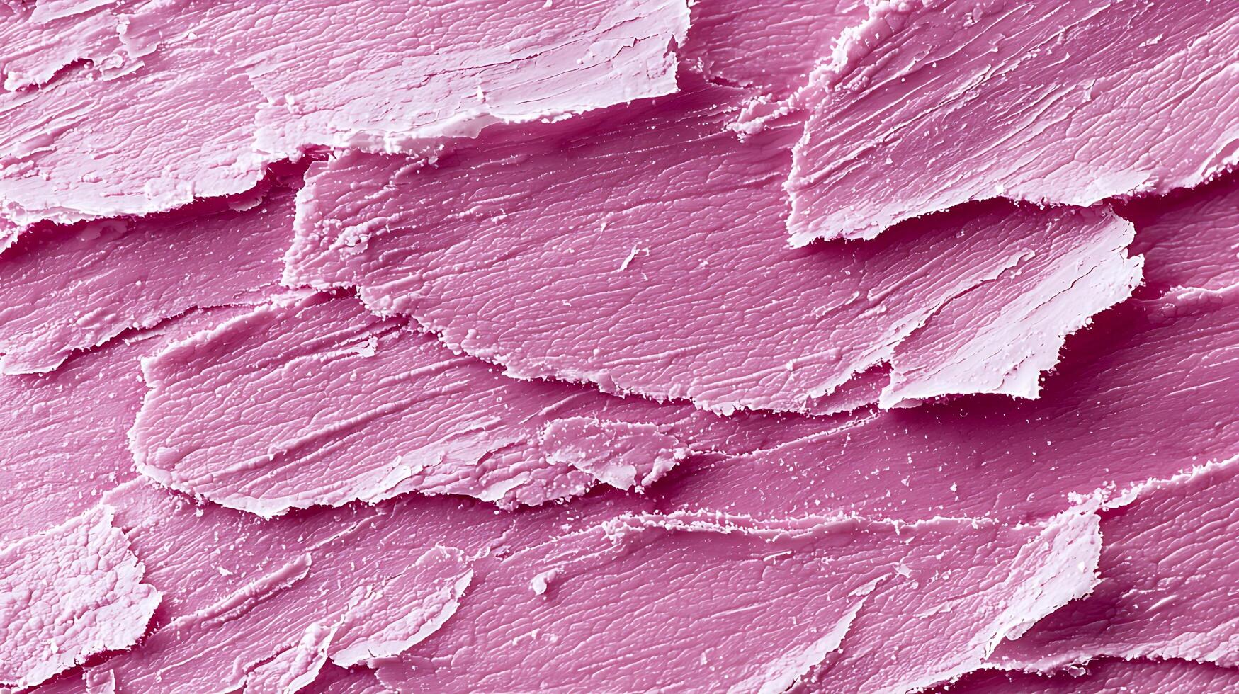 Abstract Pink Texture With Layered Organic Forms. This detailed close up showcases a rich pink surface with delicate, layered textures, resembling organic matter or natural formations. photo