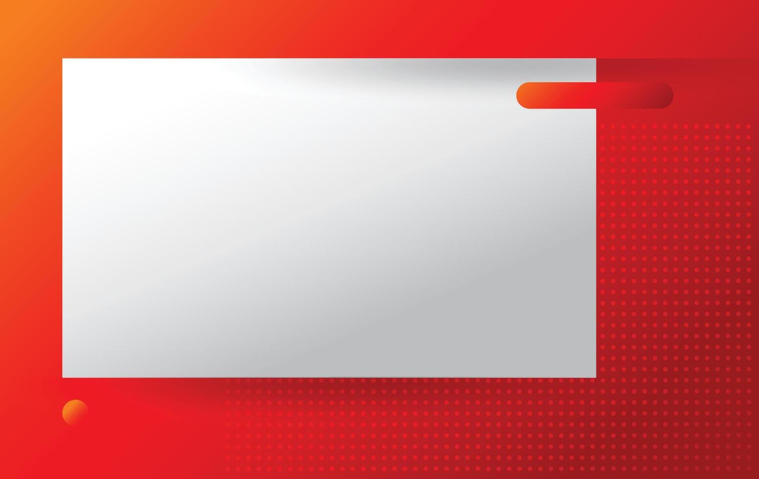 square modern gradient abstract red white background design template vector