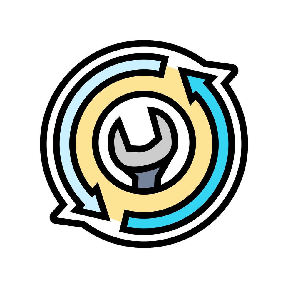 simple maintenance color icon illustration vector