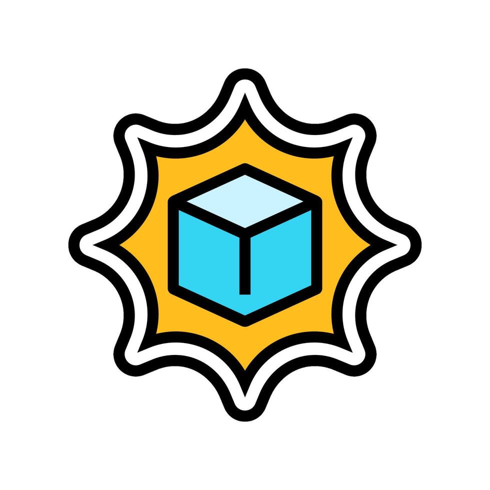 stylish appearance color icon illustration vector