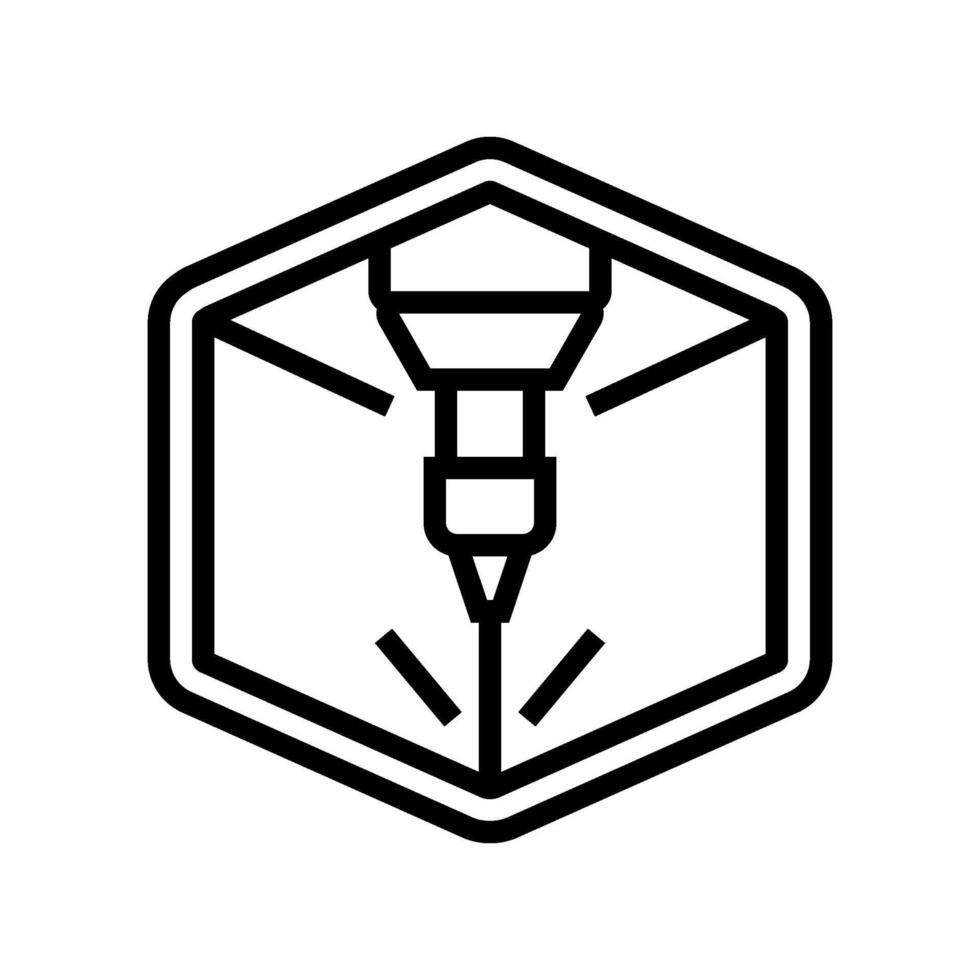 custom engravable line icon illustration vector