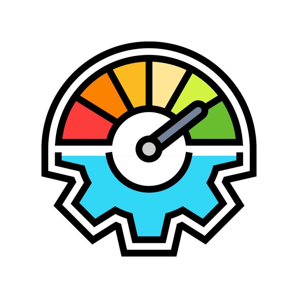 fast setup color icon illustration vector