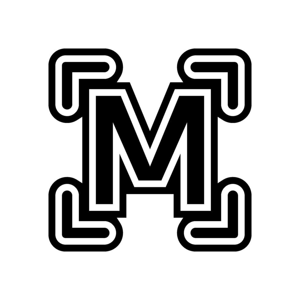 pre programmed modes glyph icon illustration vector