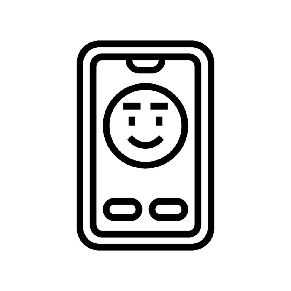 user friendly line icon illustration vector