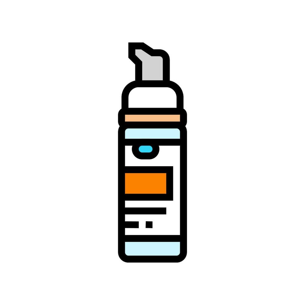 travel size liquid soap color icon illustration vector