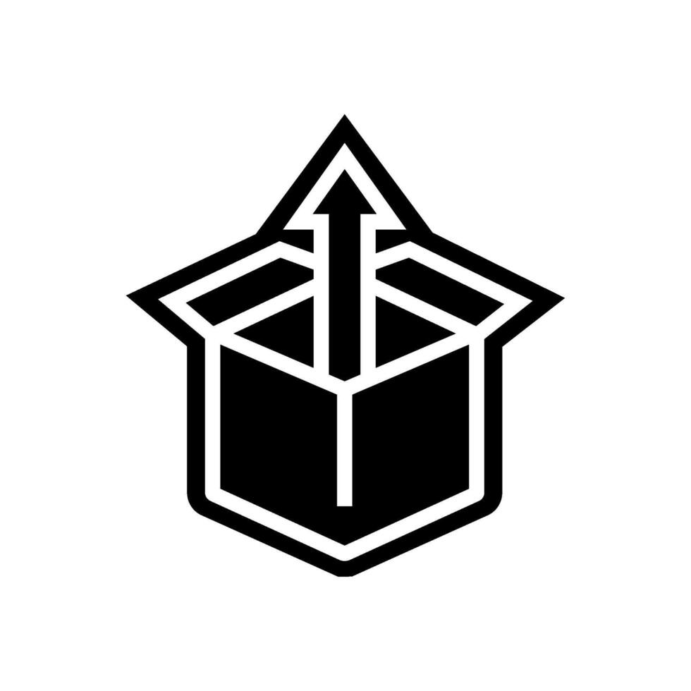 quick release glyph icon illustration vector