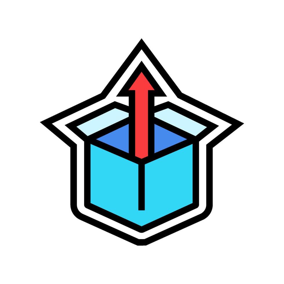 quick release color icon illustration vector