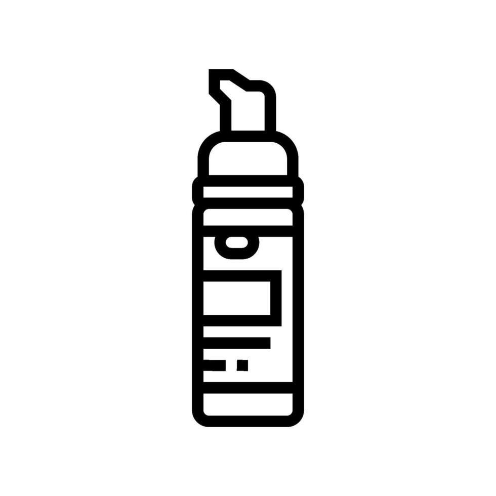 travel size liquid soap line icon illustration vector