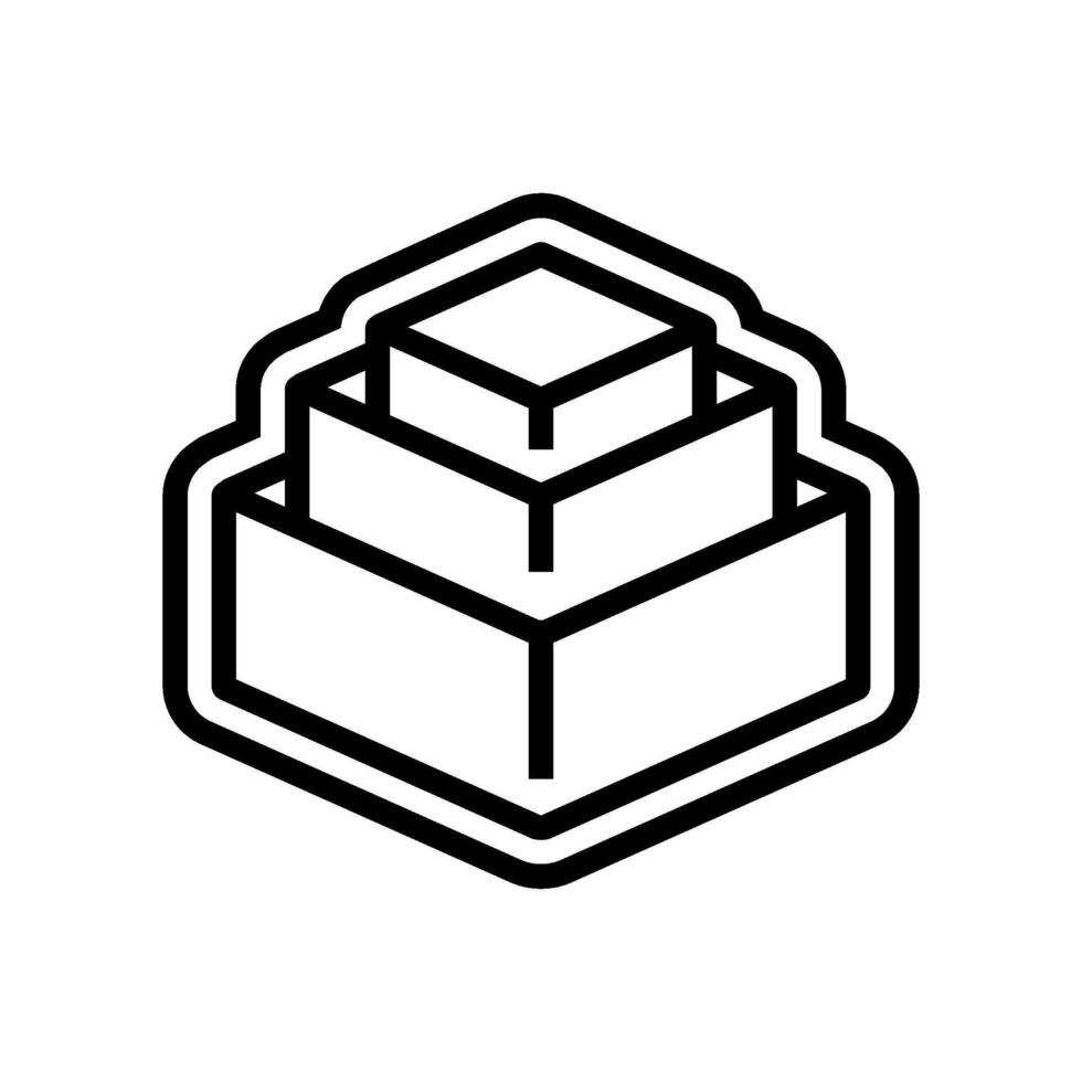 stackable design line icon illustration vector