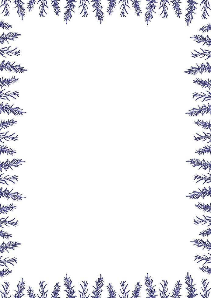 Flourish frame with monochrome elements vector