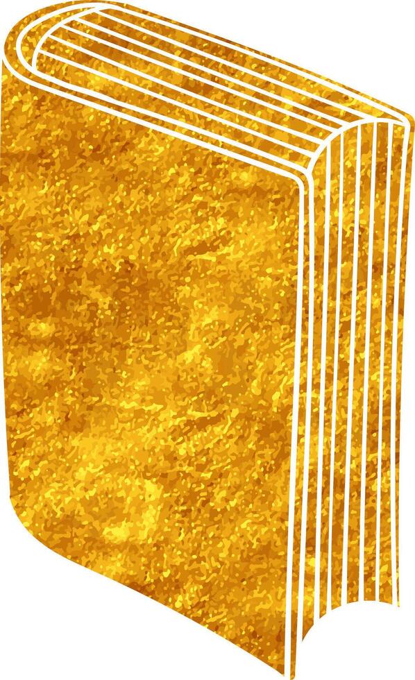 Golden book design with shimmering textures and clean lines vector