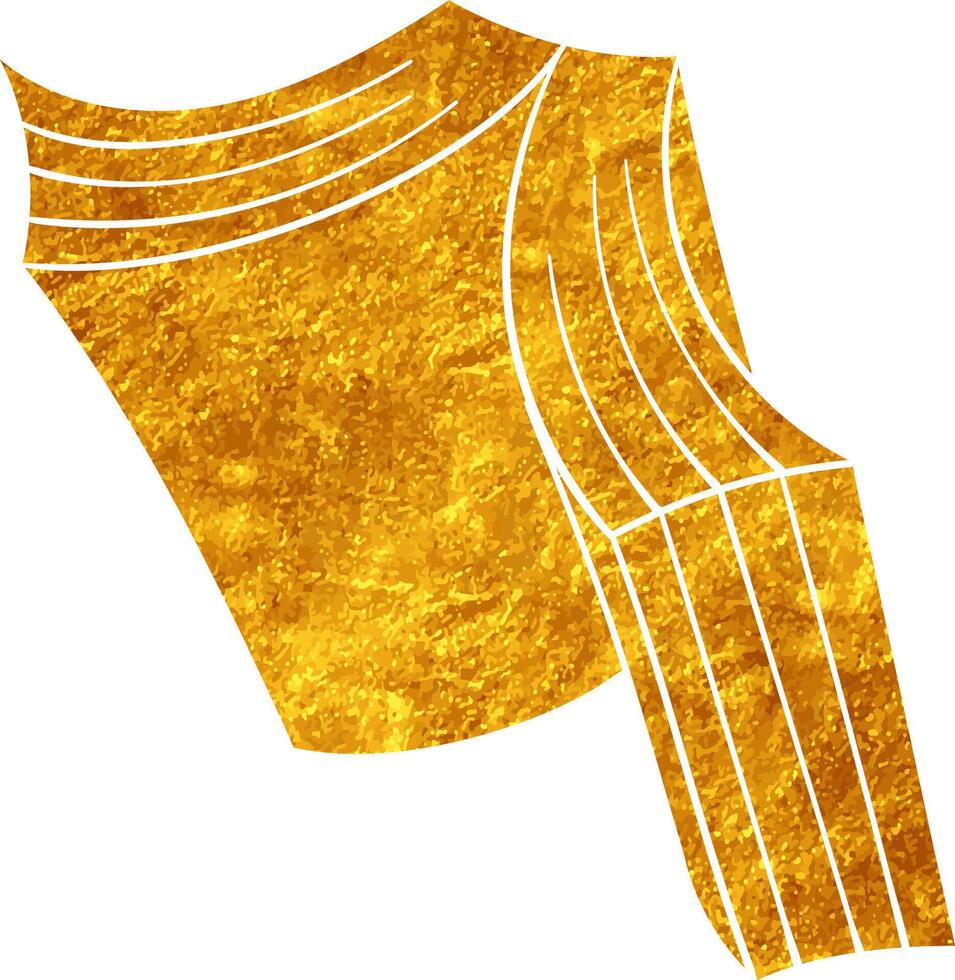Golden textured book design with unique lines and shapes vector