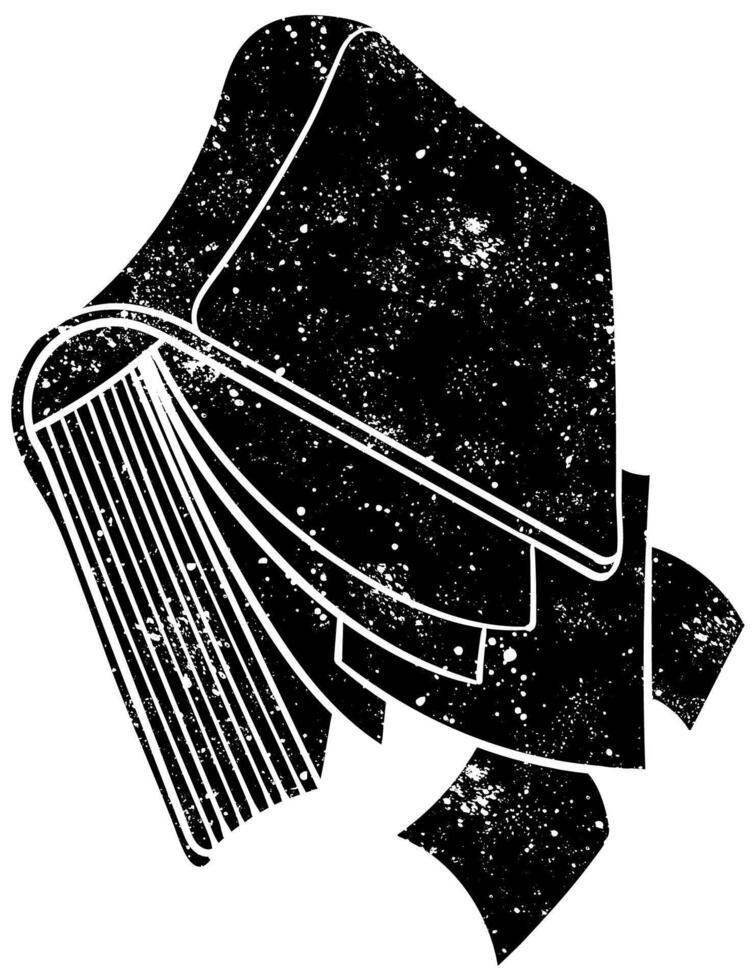 Unique design of a black and white book and book vector